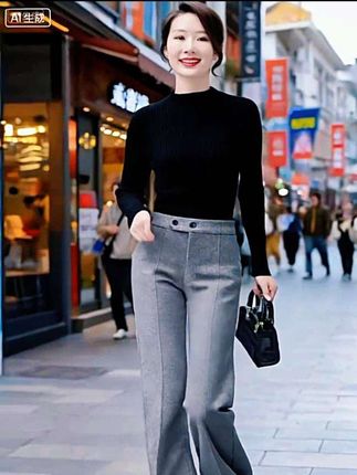 #在抖音入手的好东西#穿搭 #显高显瘦显腿长 #穿出自信穿出美丽#早秋才是甜妹的主场