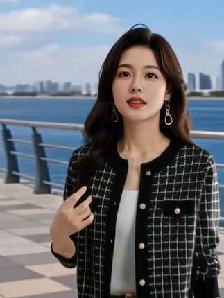 【有运费险】小香风毛衣外套开衫女装秋装2025新款休闲春秋时髦针织衫外衣洋气#时尚气质穿搭 #减龄显瘦穿搭 #洋气上档次 #面料柔软舒适 #美搭尽显女神范