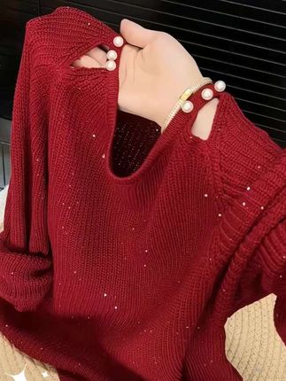 #针织衫 #女装 #女装穿搭 #百搭时尚#镂空针织衫