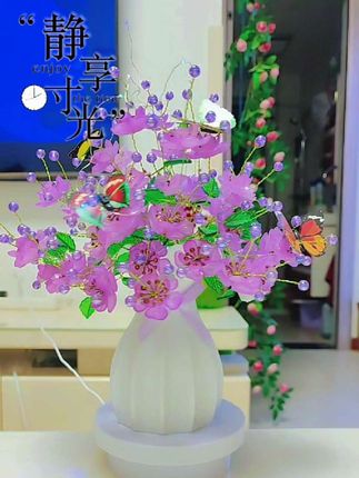 #凤凰花 #旋转展示台电动转盘
