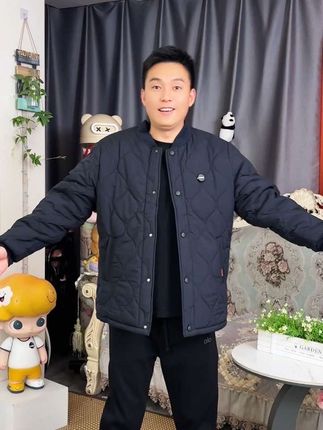 双层保暖棉服 版型不窝囊 老爸穿正好 #秋冬穿搭 #加绒保暖 #棉服外套