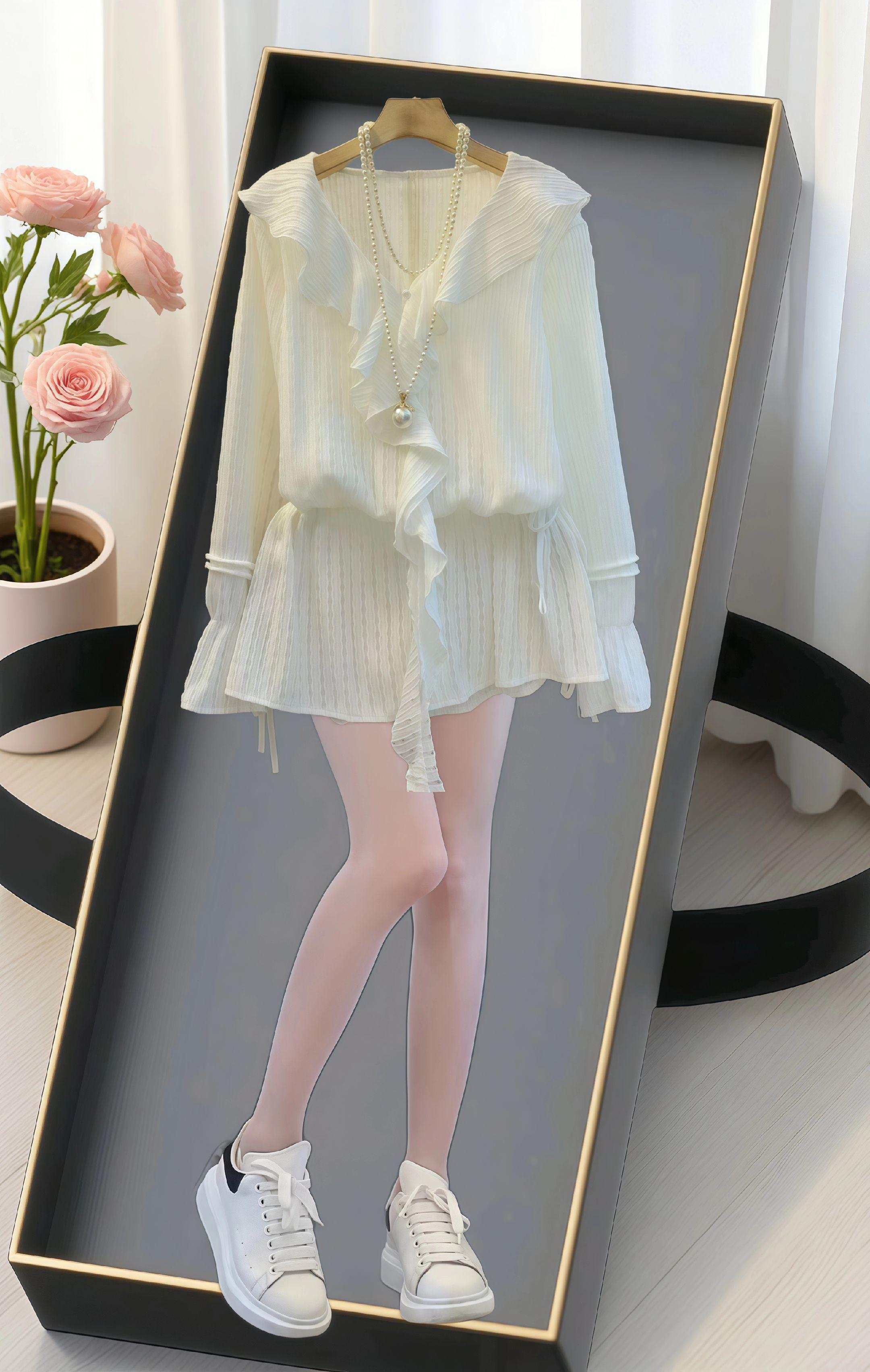 #甜美穿搭 #今日穿搭分享 #穿出高级感 #遮肉显瘦穿搭 #春秋新款