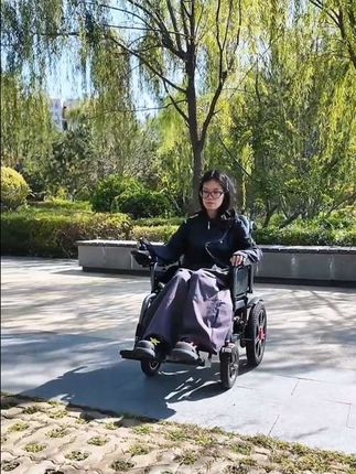顾高电动轮椅车#老人智能全自动折叠#轻便残疾人老年人四轮代步车#电动轮椅车 #全自动折叠代步车#
