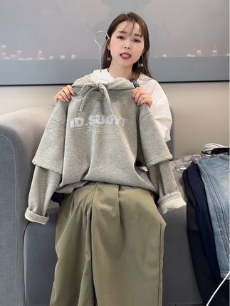 假两件加绒卫衣穿搭 #高品质童装 #简约休闲风 #我的ootd穿搭