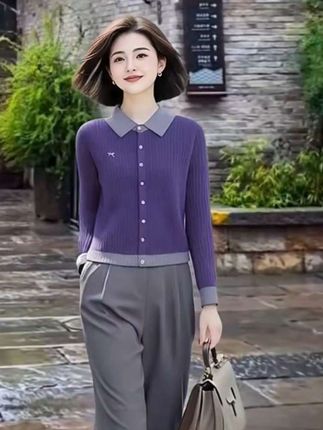 #谁穿谁漂亮 #穿出自信穿出美丽 #春秋穿搭 #时尚套装 #两件套