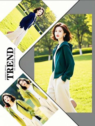 #无限回购的宝藏单品 啄木鸟纯棉大码宽松卫衣女秋冬新款中老年妈妈装纯色连帽休闲外套