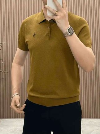#早秋穿搭 #针织polo衫 #针织翻领短袖 #轻奢男装 #穿出高级感