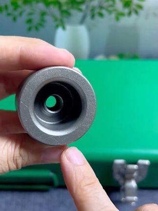 特厚不粘防堵透气模头,水管20-25-32热熔器不粘烫头塑焊机模具#热熔#模头#水电工 #装修