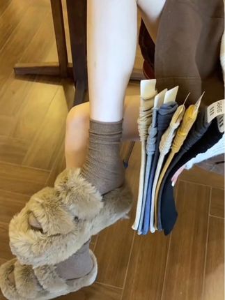 #便宜又好穿 #中筒袜 #女袜 #堆堆袜 #堆堆袜女款