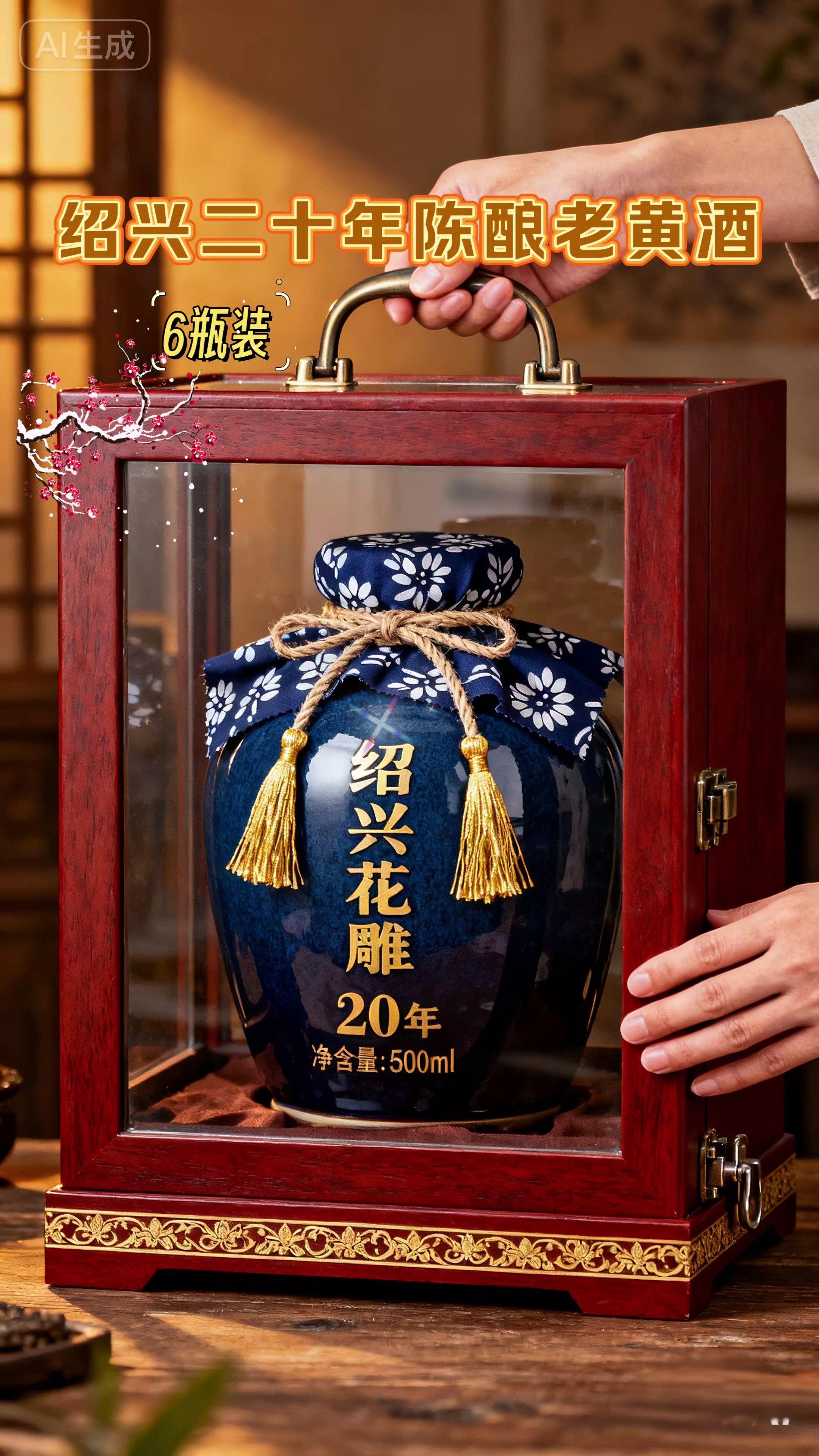 绍兴黄酒二十年花雕王。这坛二十年绍兴陈酿,在酒窖暗涌时光的沉淀密码~~~ 开坛刹那,酒香如丝缠绕鼻尖,细品,温润醇厚在舌尖层层舒展—精选原料恪守古法,每一坛都藏着匠人的光阴叙事 醇厚丰润,滴滴精醇,无论是挚友对酌时的品味相契,还是独饮时的时光私享,廿年沉淀的绵柔与深邃,都在这一杯里悄然抵达,真正的行家,懂酒魂的纯粹…………#岁月陈香 #微醺时刻 #花雕酒 #绍兴黄酒