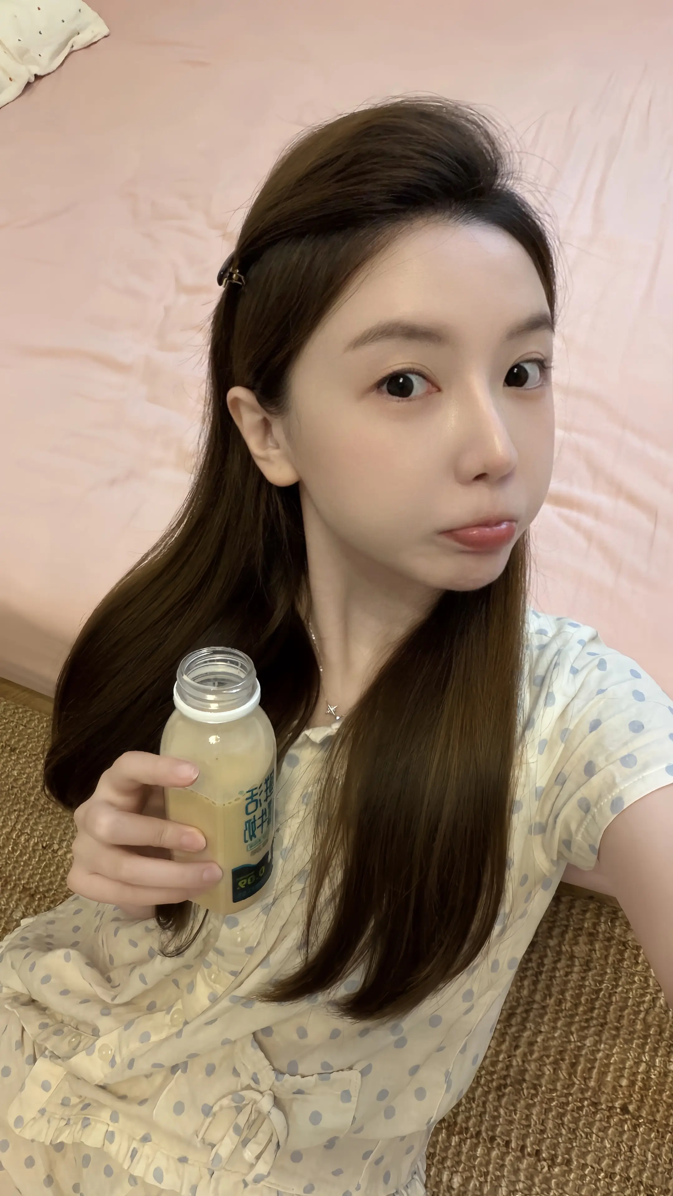 好奇我状态为什么好的 可以看看我喝的奶茶#素颜 - 抖音