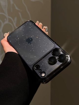 #iphone17promax 蓝色高级感搭配#细闪手机壳 来啦!既能看到真机质感又增添一份灵动浪漫,爱了爱了#blingbling 闪耀让你成为人群中的焦点#苹果手机壳 高清透亮pc背板、持久如新#透明手机壳