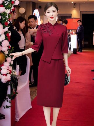 #婚宴妈妈装 #婚庆礼服 #婚礼妈妈礼服 #婚礼妈妈装 #喜婆婆喜妈妈