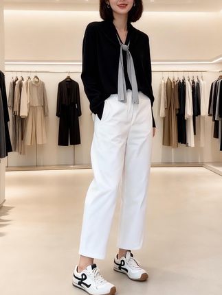 #高级感穿搭 #百搭裤子 #九分裤