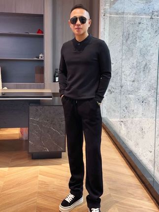 一粒扣T恤#男装 #秋季新款 #高级感穿搭