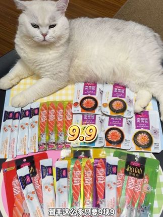 9块9到手这么多猫咪爱吃的!还是麦富迪大品牌,自有工厂 品质完全可以放心!#吃货猫 #萌宠 #麦富迪 #养猫新手 #萌宠好物