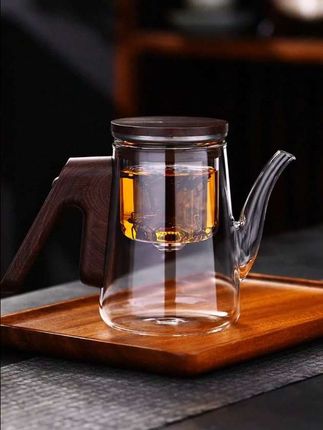 #茶器之美 #高端茶器 顶壶全玻璃内胆磁吸飘逸杯,家用茶水分离泡茶壶,耐高温办公室冲茶器#上热门 #上热门抖音小助手