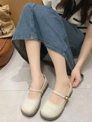真皮玛丽珍皮鞋女春夏秋减龄单鞋洛丽塔乐福鞋百搭1806#真皮女鞋#减龄单鞋#乐福鞋#春夏秋减龄单鞋#好物分享 #乐福鞋