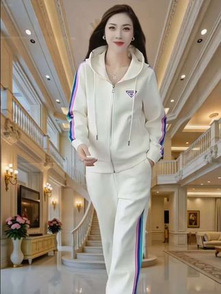秋季新款#时尚穿搭#品质女装#休闲运动套装