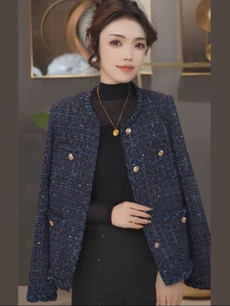 #轻奢风格 #法式甜美小香风外套#显瘦优雅
