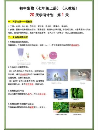 新版#小四门 速查速记来了,每课的知识点都整理的清清楚楚,预习复习全搞定!#知识点总结 #教辅推荐 #初中小四门