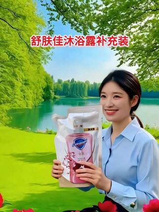舒肤佳袋装沐浴露200克 红石榴 山茶花香氛沐浴露 滋润肌肤 留香 持久 家庭实惠装