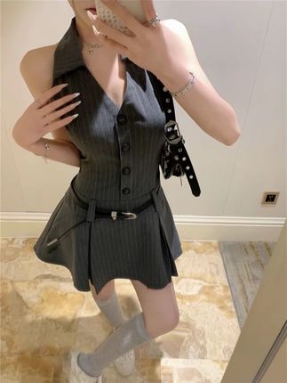 #学院风 #连衣裙 #修身显瘦 #短裙 #谁穿都好看