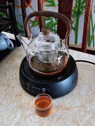 高硼硅耐热玻璃,耐高温玻璃壶提梁壶,泡茶壶煮茶壶#功夫茶壶#玻璃茶壶 #煮茶器