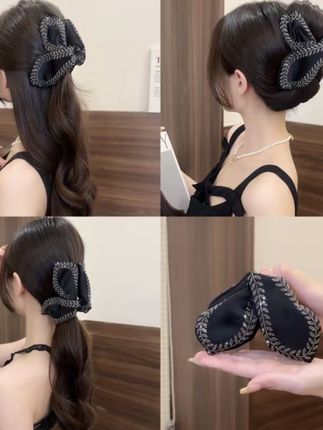 韩式设计感叶片麦穗鲨鱼夹百搭高级感发卡#视频同款 #网红发饰 #头饰发饰 #强烈推荐 #超级好看