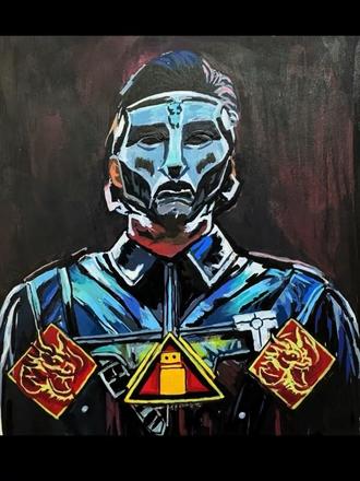 铁面之下是执掌潮汐监狱的绝对权威#画画 #绘画过程 #三角洲行动 #典狱长 #绘画教程 @抖音小助手