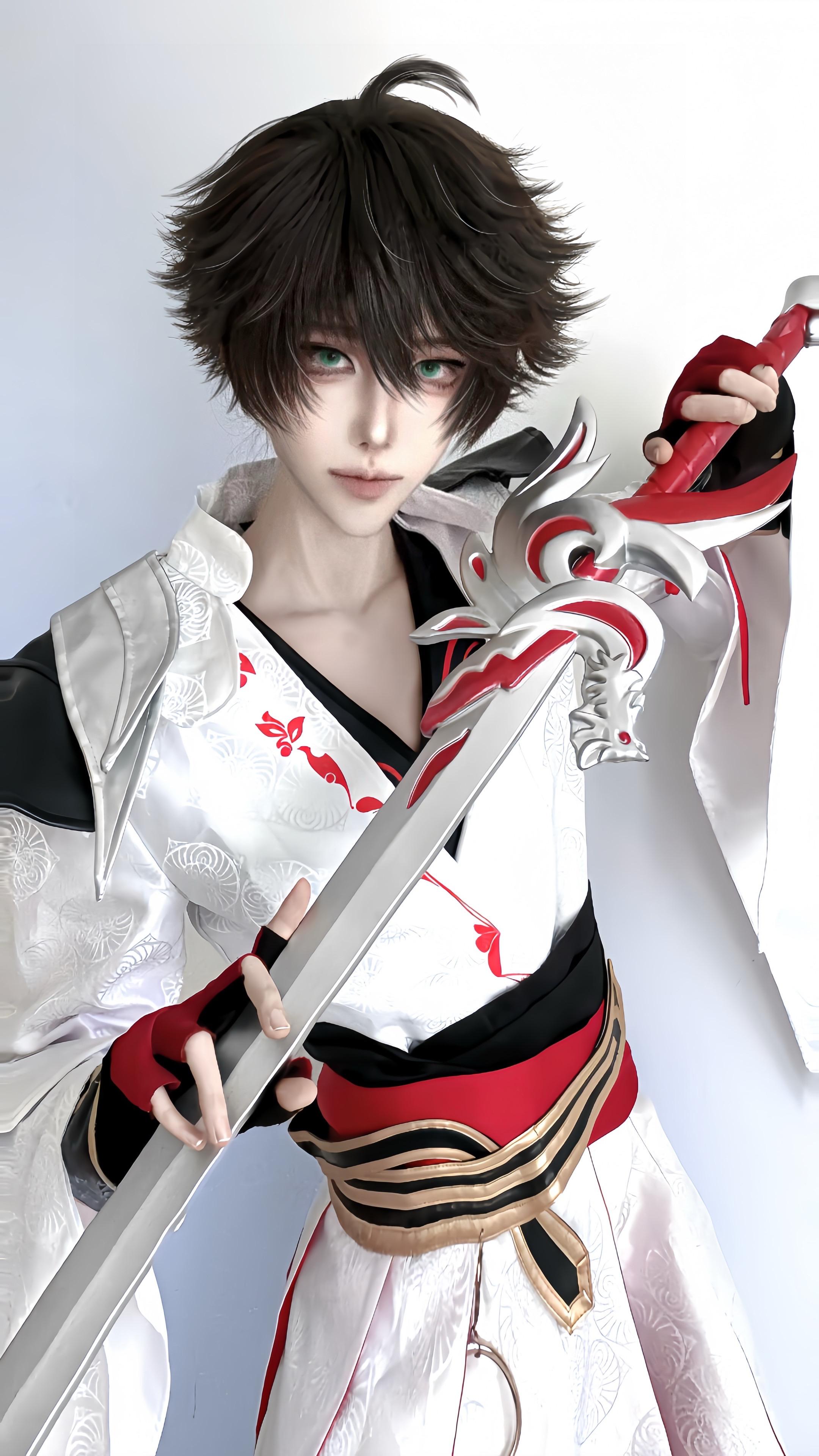 永远的农男一。#王者荣耀 #cos #李白 #青莲剑仙