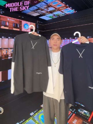 #长袖t恤 #长t #假两件 #t恤 #李晨nic