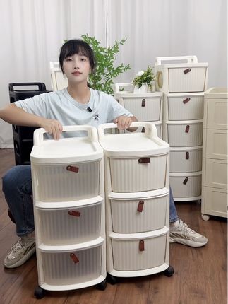 防脱轨 承重强多功能收纳置物柜,厨房 客厅 卫生间必备好物#无限回购的宝藏单品 #好物推荐🔥 #家居好物 #收纳柜抽屉式 #收纳小推车