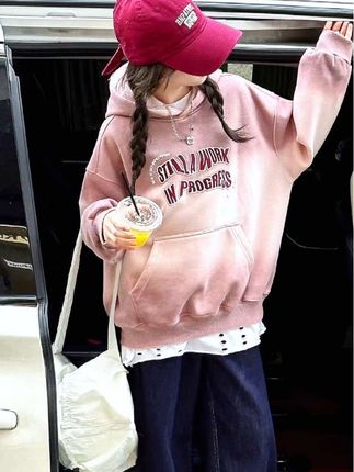 女童秋冬款加厚加绒卫衣#卫衣穿搭 #大童穿搭 #时尚卫衣 #韩版穿搭 #卫衣搭配