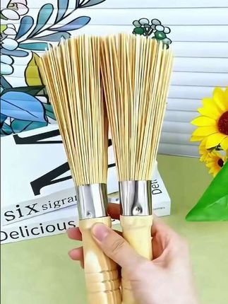 #天然竹锅刷 #长柄竹锅刷 #天然长柄竹刷 #竹制锅刷 #厨房好物