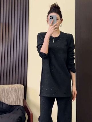 于是我放下执念 接受我们的缘分就到此#休闲套装 #高级感穿搭