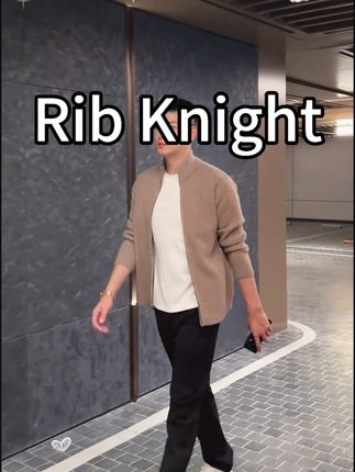 MBNL-F「Rib Knight」秦磊男装17支3股元宝针100羊毛开衫LL-WWT0077#羊毛衫穿搭 #时尚单品 #男生穿搭 #秦磊穿搭 #羊毛开衫