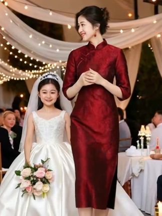 #婚庆礼服 #礼服裙 #喜婆婆 #婚礼妈妈礼服