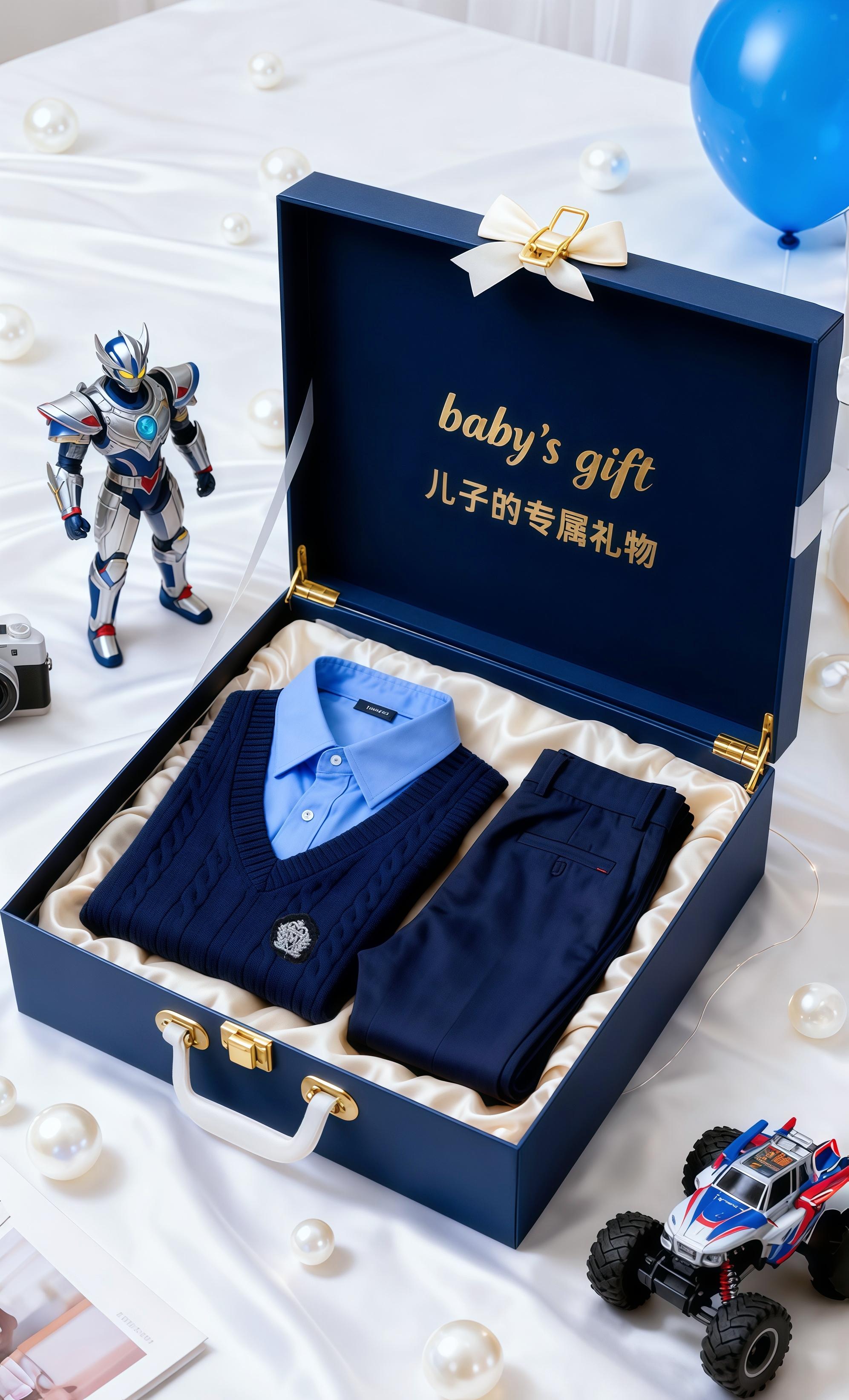 西装礼盒里的“小小绅士梦”小宇的蓝色西装礼盒是他的“梦想宝藏”。第一次打开时,他学着大人的样子把马甲套在身上,对着镜子敬礼:“我是保护妈妈的绅士” 那天他穿着这套衣服去参加钢琴比赛,候场时把手办放在口袋里:“它会给我加油的。”赛后他把获奖的棒棒糖藏进西装裤兜,说要“给爸爸留个惊喜”。 现在礼盒里的衣服有些小了,小宇却总把它摆在床头。因为在他心里,这套西装是装着绅士风度、勇气和童趣的“成长礼盒”,见证着他从爱耍帅的小调皮,长成会把温柔和担当藏在心底的小小绅士。#萌娃穿搭 #男童套装#酷#童装#男童穿搭@抖加🔥上热门🔥dou+🔥热点宝