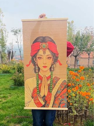 #原创视频 #国色天香 #民族风服装 #我要上热们