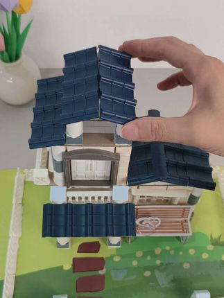 孩子超爱的盖房子玩具来啦!锻炼动手能力和专注力,暑假在家给孩子安排上吧! #儿童玩具 #益智玩具 #亲子手工 #盖房子玩具