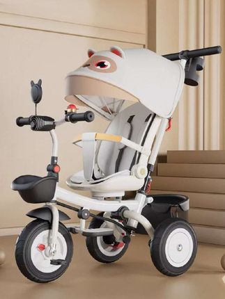 可坐可躺儿童三轮车手推车宝宝脚踏车音乐自行车#儿童三轮车 #手推车 #宝宝脚踏车 #童车