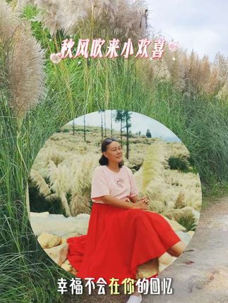 秋风吹来小惊喜,走进画里,阿达木蒲苇花海等着你。