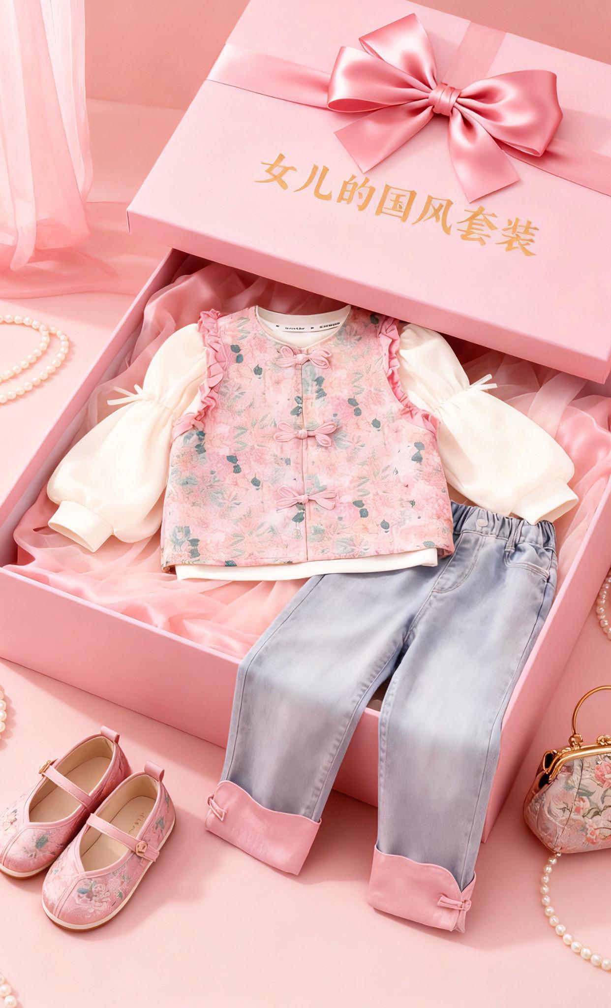 🌷拉夏贝尔这套碎花三件套也太懂宝妈了吧! 秋天穿刚好,碎花小衫+马甲+裤子一套配齐,不用费心搭配~纯棉面料软乎乎的,娃跑跑跳跳也舒服,男女宝穿都好看! 价格还亲民,一套能穿整个秋天,随便搭双鞋就洋气~闭眼入不踩雷! #拉夏贝尔童装 #春季套装 #儿童穿搭 #碎花童装#生女儿就是用来打扮的