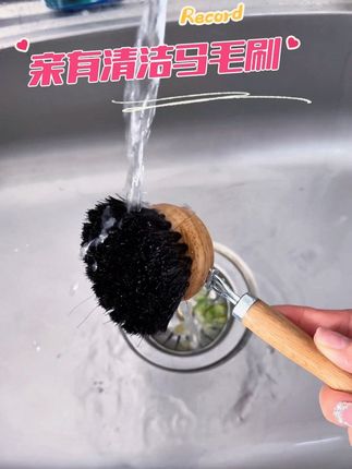 这个马毛刷我家已经用了两年了,真的巨好用,升级款没想到更划算了。 #马毛刷 #厨房好物
