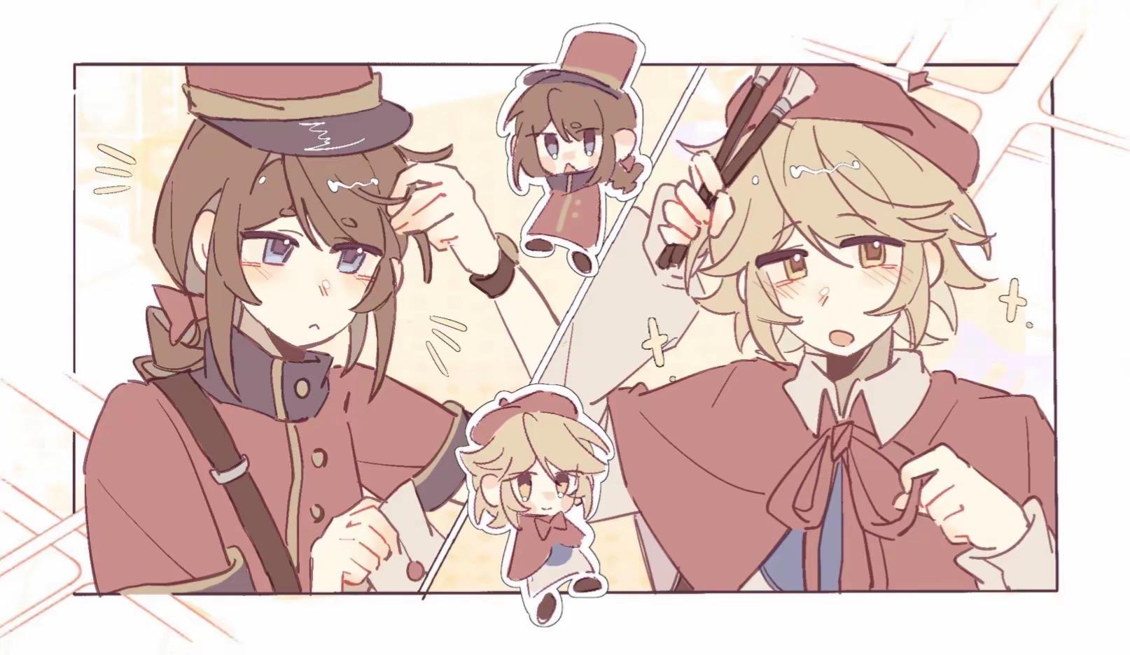 聪明的水作品。#邮画 #同人