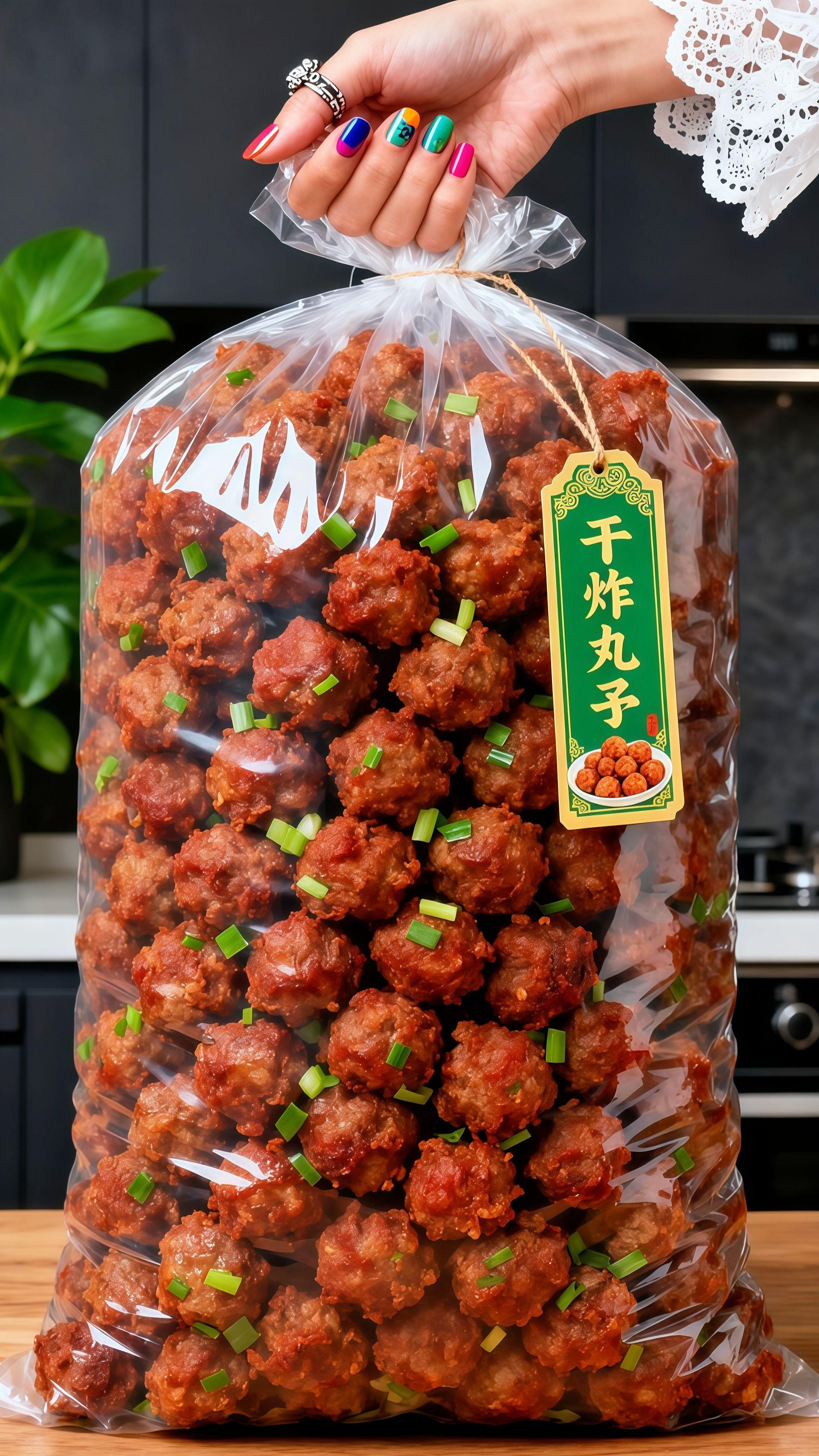 马上就要过节 了,家里一定少不了这道炸丸子,外酥里嫩,一口一个太香了!就是这个天海藏家的干炸肉丸,它是用鸡肉做的,肉含量高达75%,想吃的时候不用解冻,直接下锅炸至金黄即可,外皮酥脆,里面软嫩,满嘴留香,好吃到停不下来,喜欢的朋友赶紧试试吧!#干炸丸子 #天海藏干炸丸子#太香了 #好吃到停不下来 @DOU+上热门 @DOU+小助手