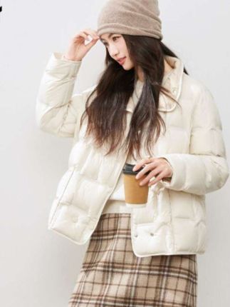 OSA/欧莎 撞色翻领鸭绒女2025冬简约休闲时尚保暖外套S125D20003爆款推荐#爆款热卖中 #热卖中的爆款 #爆款热卖中 #爆款推荐