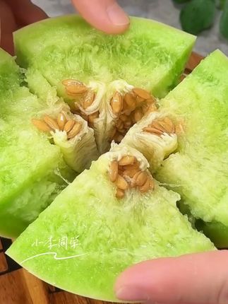 #脆甜多汁 #新鲜采摘 #软糯香甜 #应季水果 #冰淇淋甜瓜