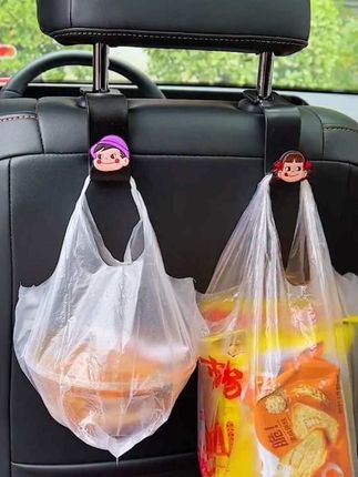 卡通可爱#汽车座椅挂钩 ,告别车内凌乱,精致美观,方便又实用#车品好物